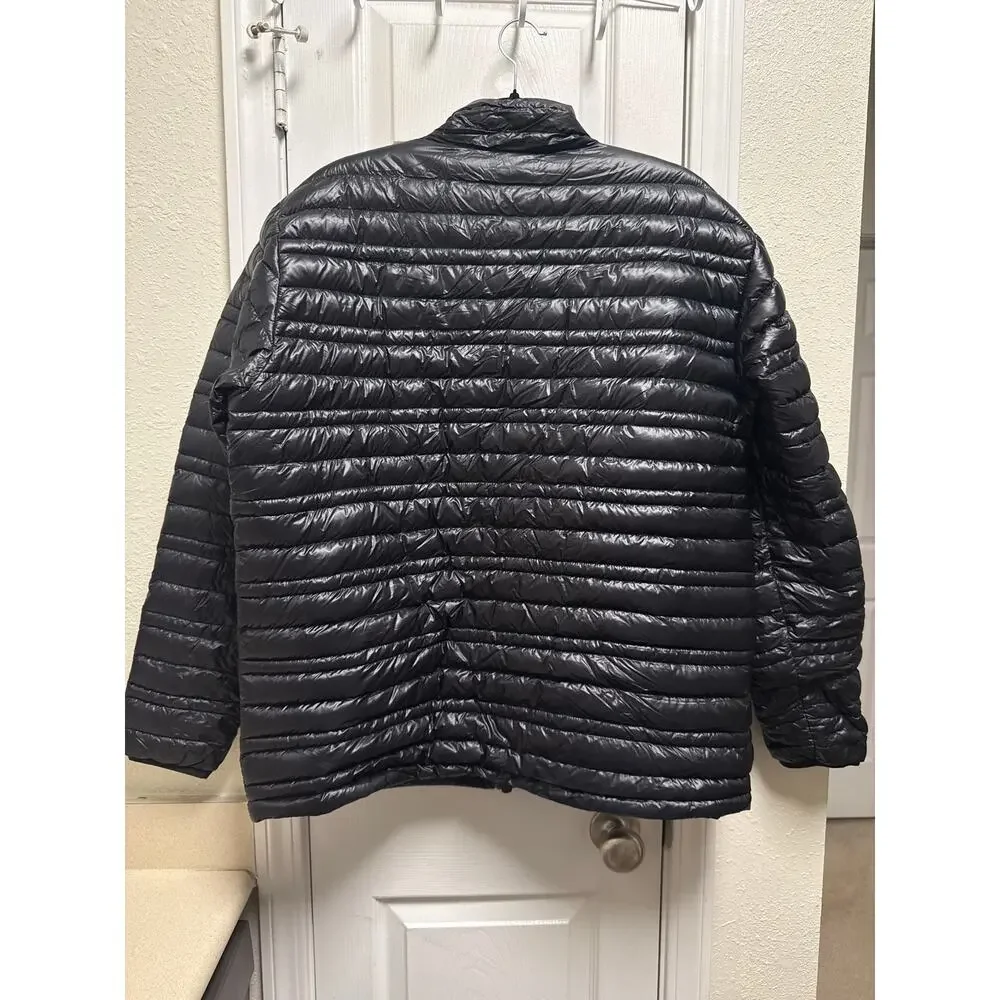 Patagonia Men Ultra Light Black Goose Down Packable Puffer Jacket Gorpcore XL